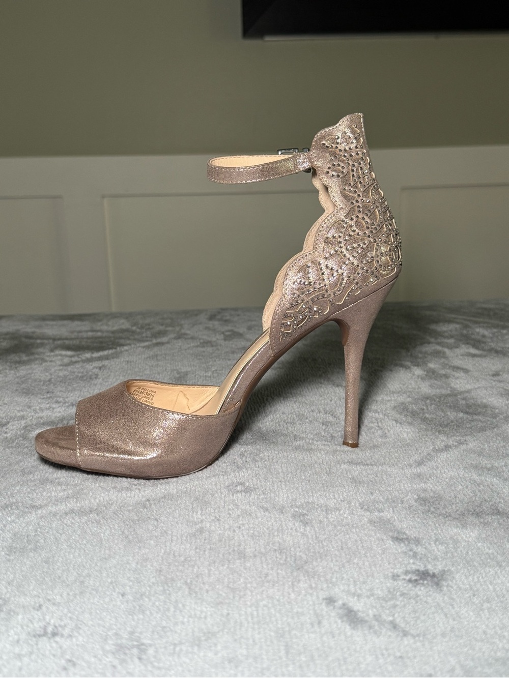 Jessica Simpson Bellona Heels - Taupe - Size 8.5 - Picture 6 of 12